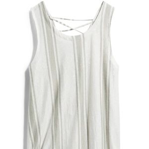 🌻 Lace-Up Back Linen Blend Knit Top 🌻